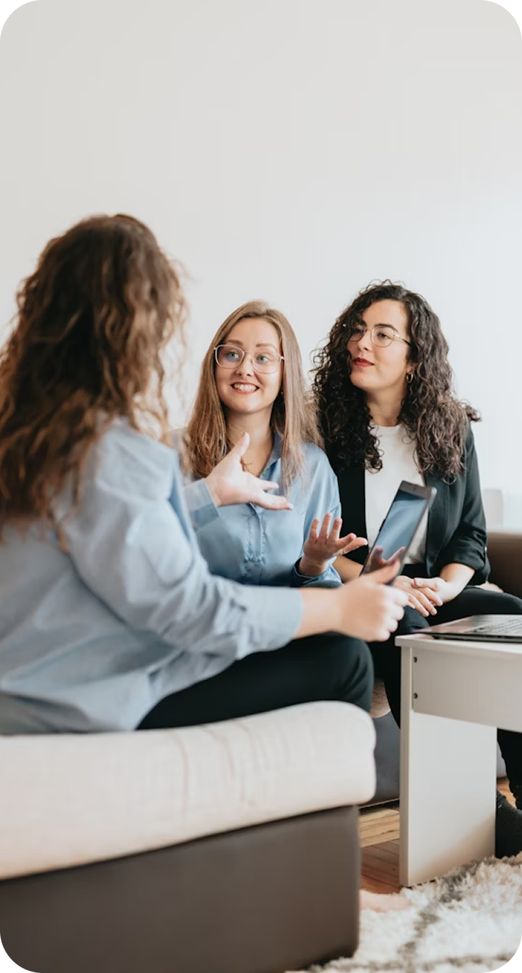 Команда обсуждает кейс